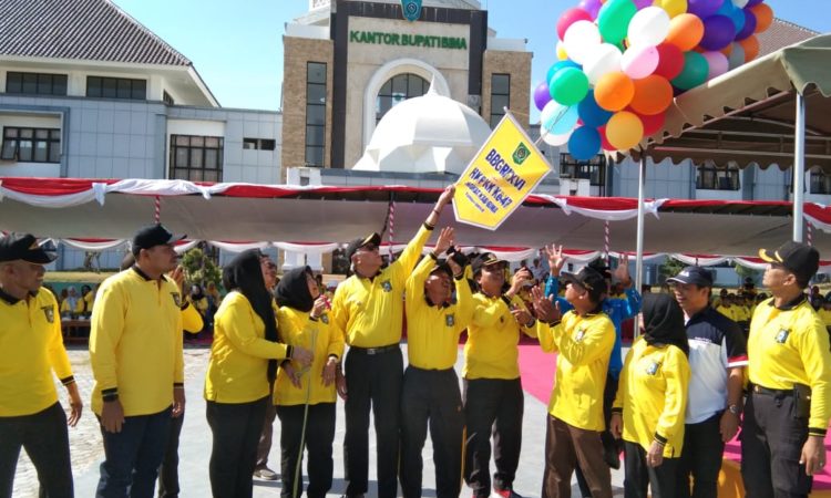 Kab Bima Memperingati Hari Sumpah Pemuda Ke 91 Tahun 2019 Yang Di rangkaikan Dengan Pencanangan BBGRM