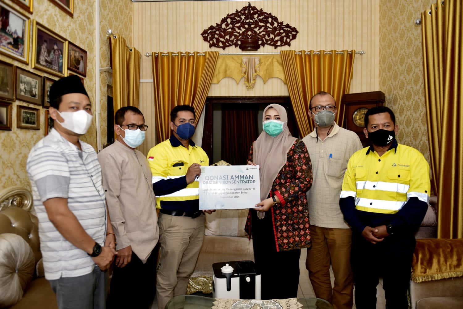 Bupati Bima Terima 15 Unit Konsentrator Oksigen