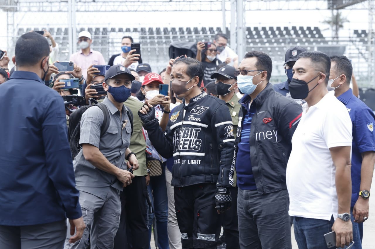 Gubernur NTB Dampingi Presiden Jokowi, Resmikan Pertamina Mandalika International Street Circuit