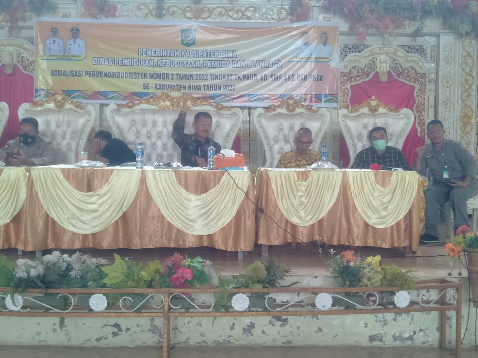 Dinas Dikpora Kabupaten Bima Soalisasi Permendikbudristek Nomor 2 Tahun 2022