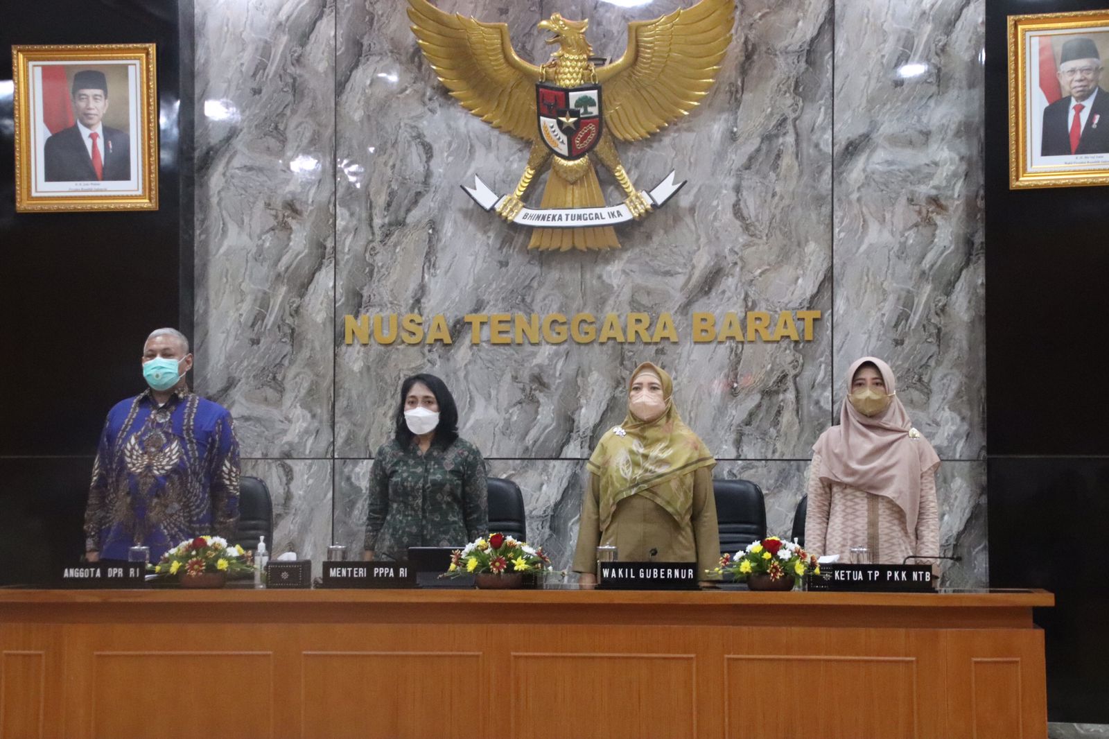 Wagub NTB Dukung Kota Ramah Perempuan dan Layak Anak. Pemerintah Kab/Kota Tandatangani Komitmen Bersama