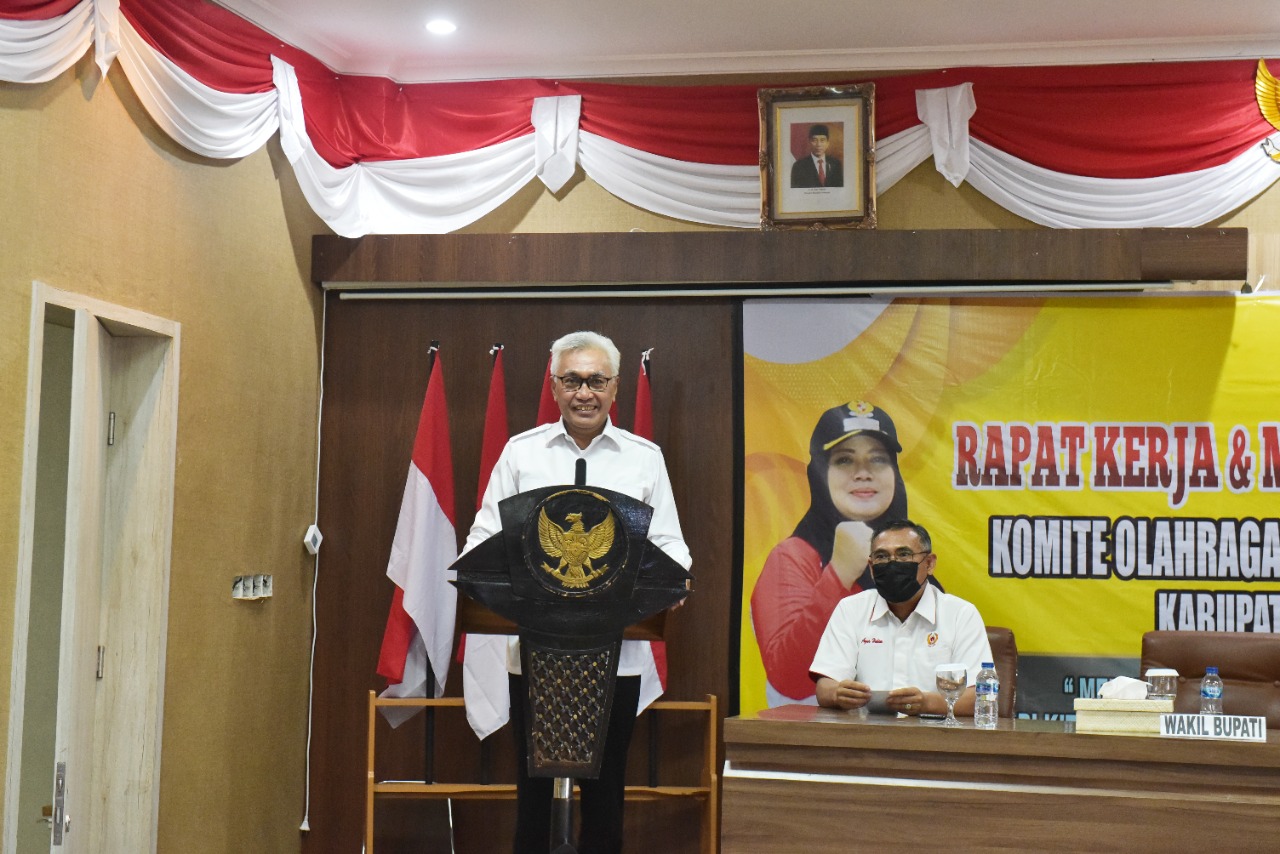 Wabup Dahlan Buka Rakercab KONI