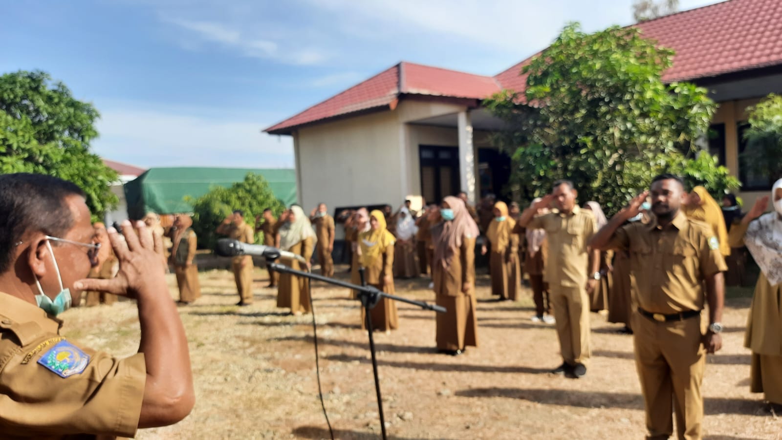 Sekda H.M. Taufik HAK Pimpin Apel Jajaran Dikes