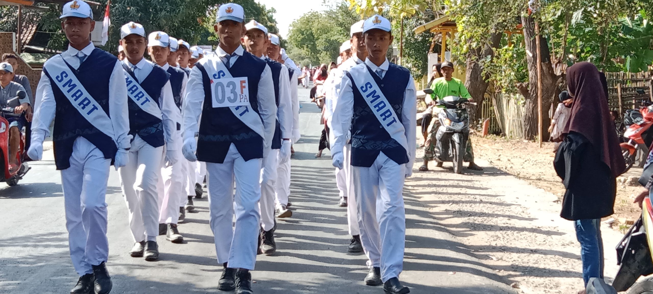 SMAN 2 Woha Menyambut Hari kemerdekaan RI Ke 77 Tahun 2022