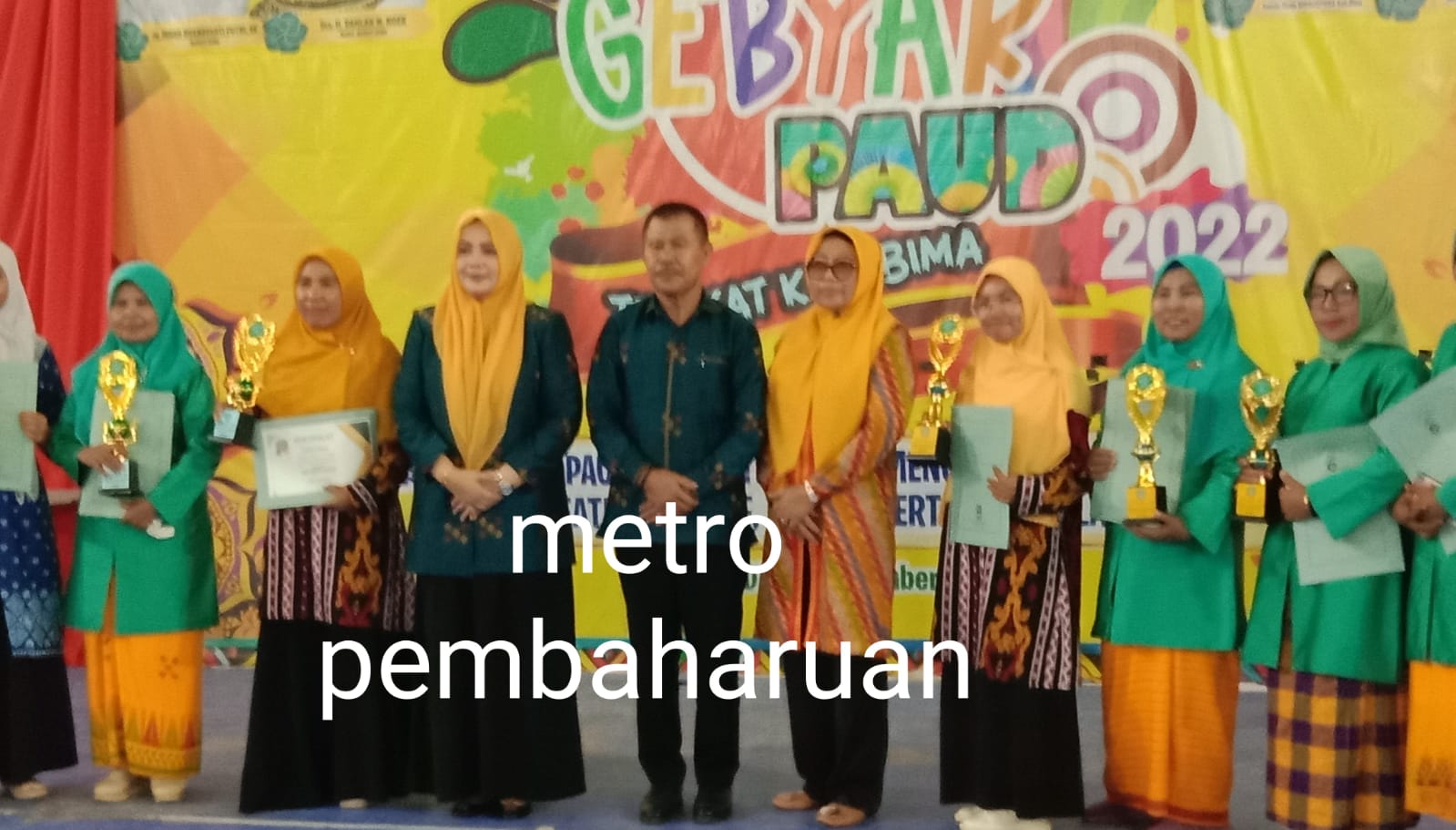Gebiar PAUD Tingkat Kabupaten Bima 2022 Di Ramaikan Oleh Anak-Anak