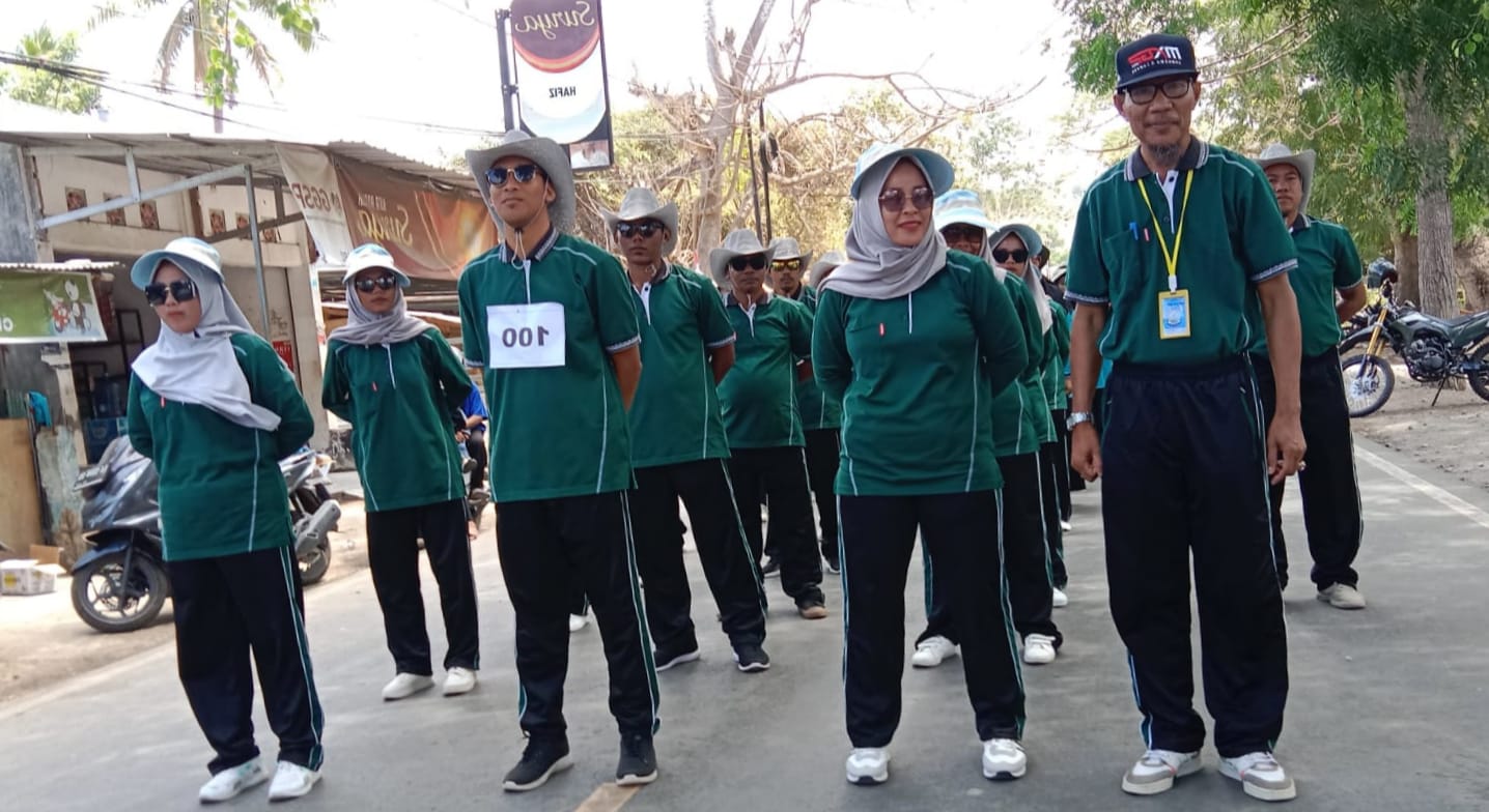Keluarga Besar SMAN 2 MONTA Mengambil Bagian Memeriahkan Hut Ri Ke 78 Tingkat KCD Dikbut Kabupaten Dan Kota Bima