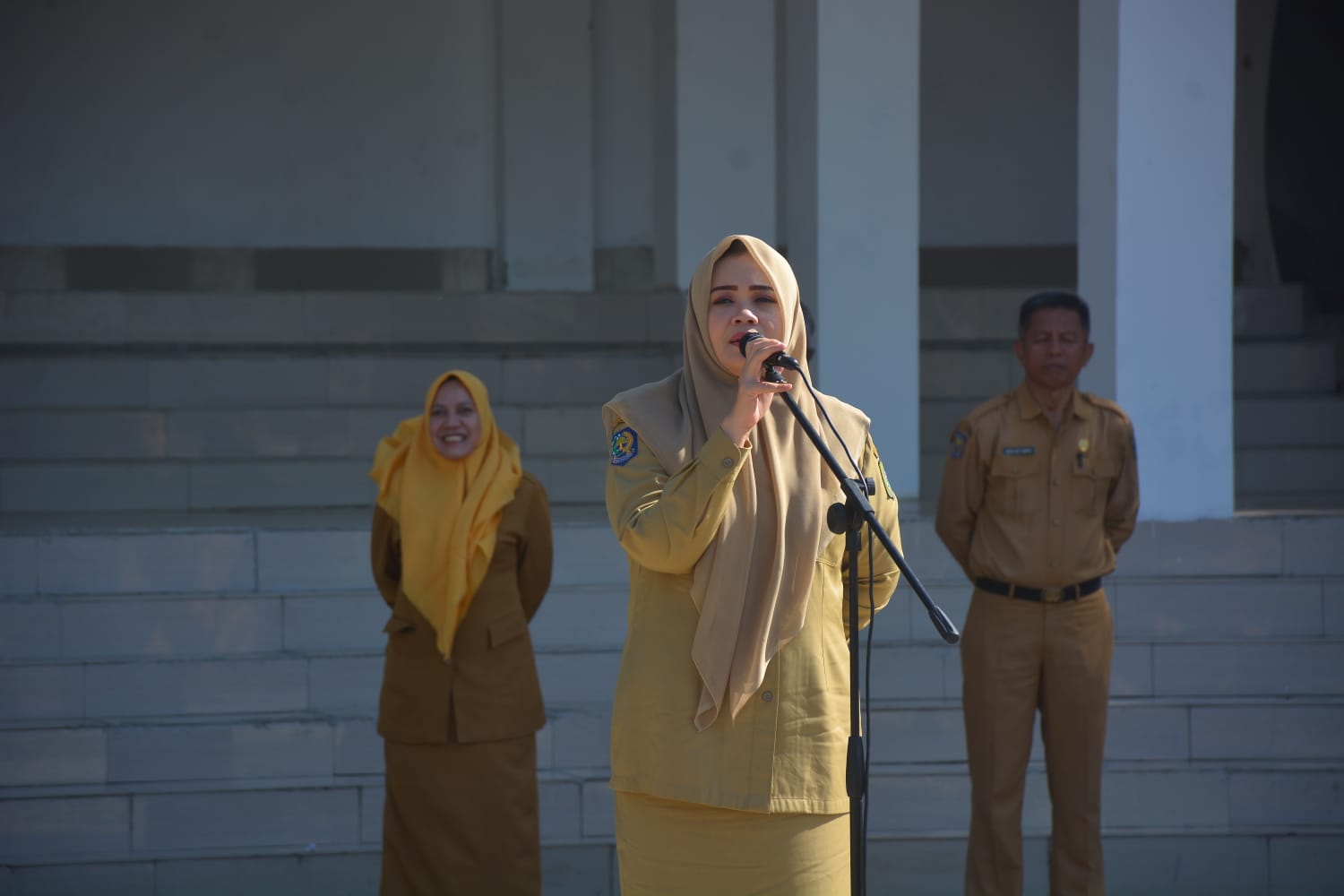 Pimpin Apel Lingkup Setda, Bupati Bima Pantau Tingkat Kehadiran Staf