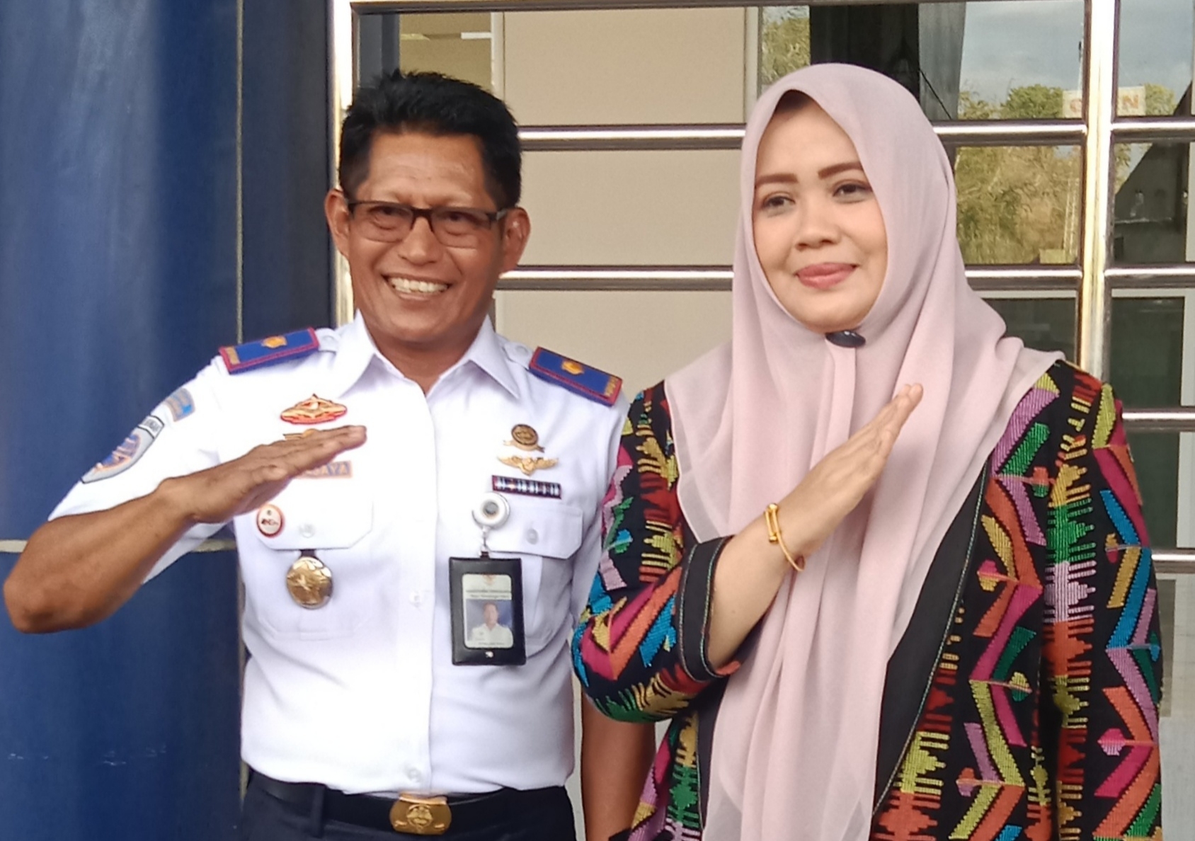 Bupati IDP Sambut Penerbangan Perdana Citilink