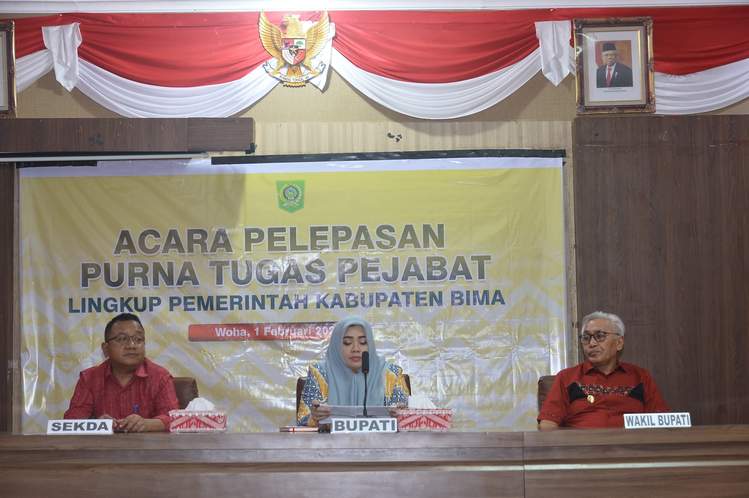 Bupati Bima Lepas Sepuluh Pejabat Purna Tugas