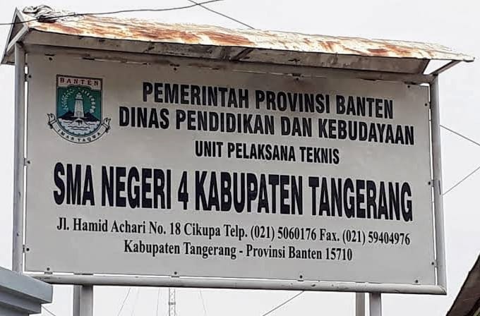 Kepala Sekolah SMAN 4 Tangerang Diduga Melakukan Pungli PPDB, PJ Gubernur Banten Diminta Segera Bertindak Tegas