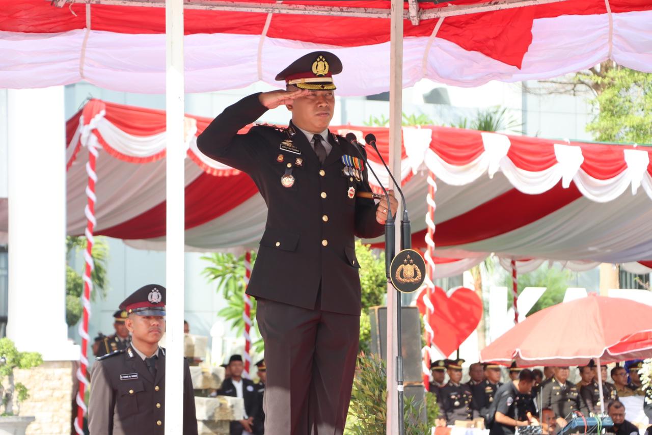 Irup Hari Bhayangkara Ke-78,  Kapolres Bima Sampaikan Amanat Kapolda NTB