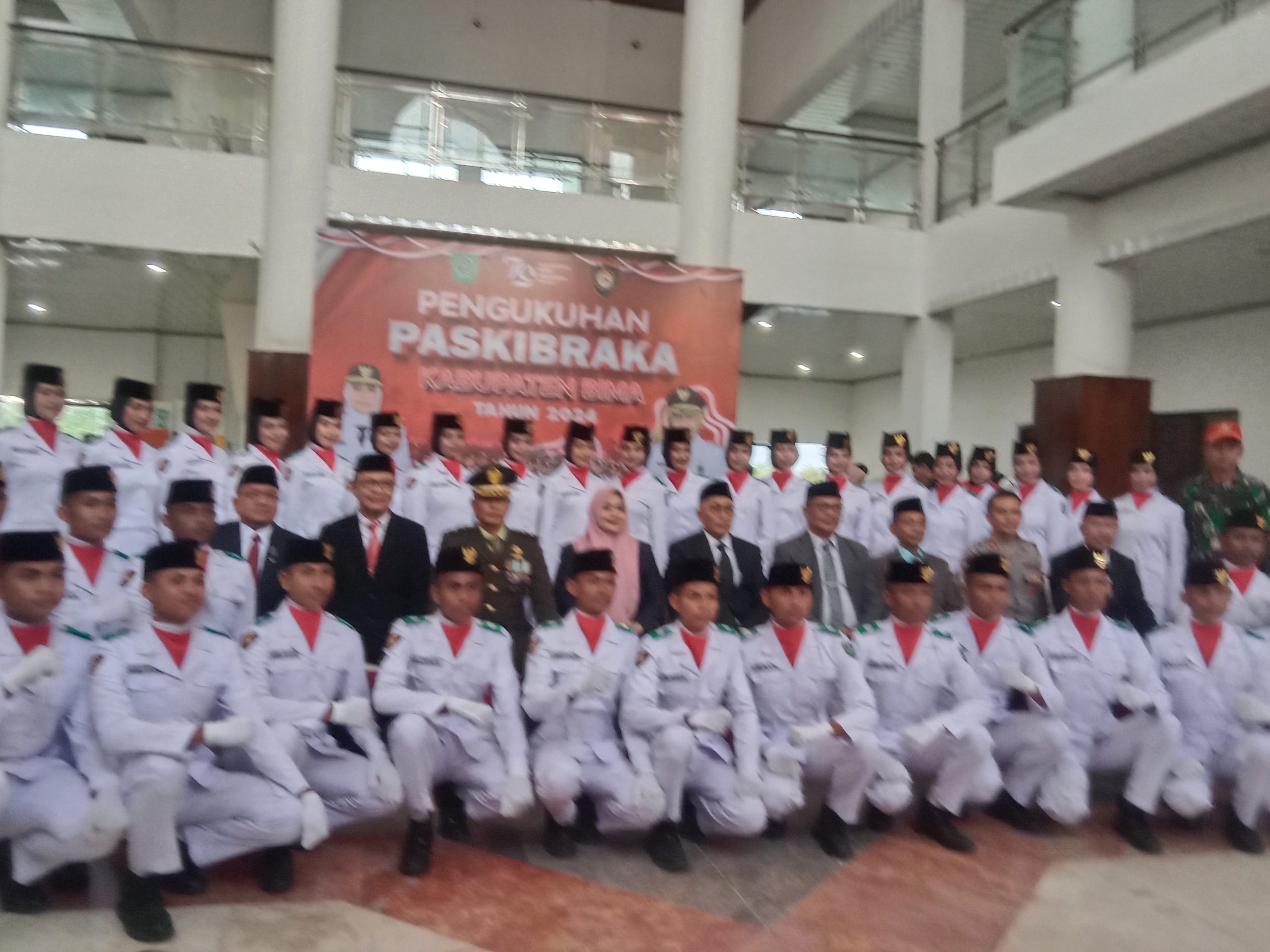 Pengukuhan Paskibraka Kabupaten Bima 2024