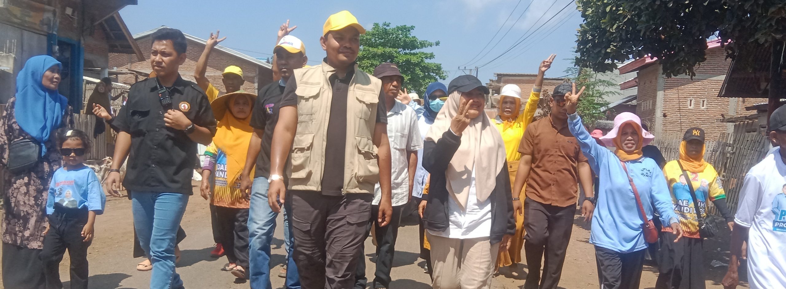 Serap Aspirasi Warga masyarakat,Calon Bupati Bima Nomor Urut 2 Blusukan di Kecamatan Prado