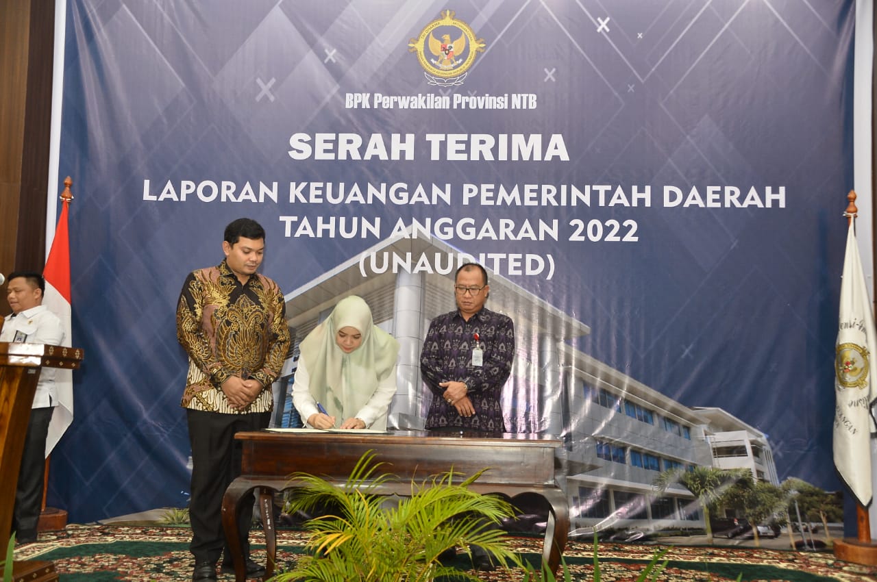 Laporan Keuangan Pemkab Bima TA. 2022 Diserahkan
